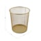 Martha Stewart Ryder Gold Mesh Metal Trash Can, 4.5 Gallon, Wastebasket for Office HH-OHD21-GLD-MS - alternate 4